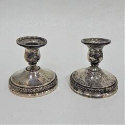 International Silver Prelude Weighted N212 Candlesticks 632 grams