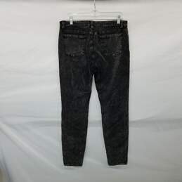 Eileen Fisher Wash Out Black Cotton Blend Slim Pant WM Size 10 alternative image