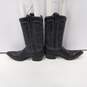 70's Tony Lama Women's Black Leather Western Boots Size image number 2