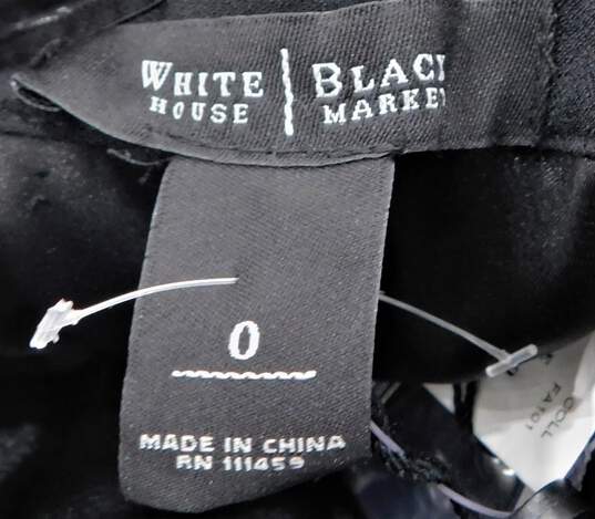 White House Black Market Women's Strapless Black Dress Size 0 image number 2