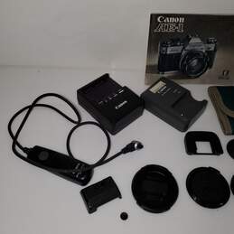 Untested Camera Accessories and Manuals Lot Remote Switch RS80N3 + CB-2LZ + LC-E6 P/R alternative image