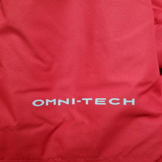 Columbia Red Hooded Omni-Tech Bugaboo II Fleece Interchange Jacket LG image number 5
