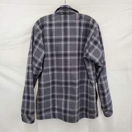 Patagonia MN's Gray Plaid Zipper Polyester Nylon Blend Shirt Jacket Size MM alternative image