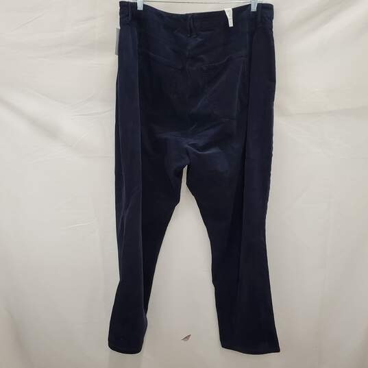 Good American Ink Blue Corduroy Pants Size 22 image number 2