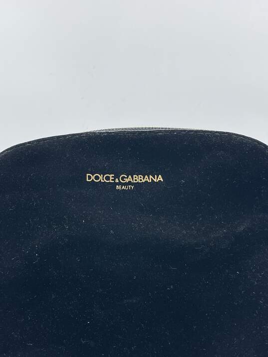 Authentic Dolce & Gabbana Beauty Black Velvet Cosmetic Pouch image number 6