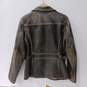 Marc Men's Brown Leather Jacket Size Not Marked image number 2
