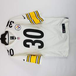 Nike NFL Conner #30 Men Shirt White Yellow