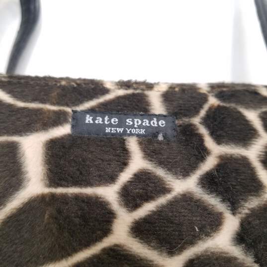 Kate Spade Animal Print Tote Shoulder Bag Brown, Beige image number 6