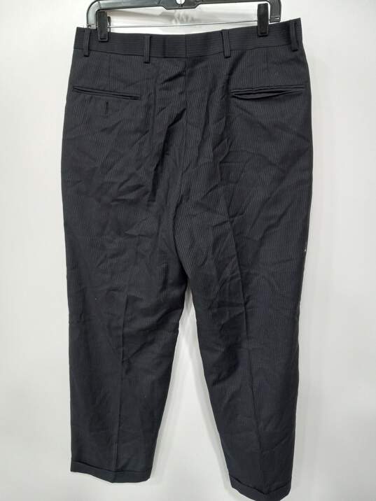 Unlisted Kenneth Cole Production Men's Blue Pinstripe Dress Pants Size 34 image number 2