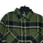 NWT Genuine Dickies Mens Green Plaid Spread Collar Button-Up Shirt Size Large image number 3