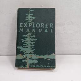 Vintage Explorer Manual Boy Scouts of America alternative image