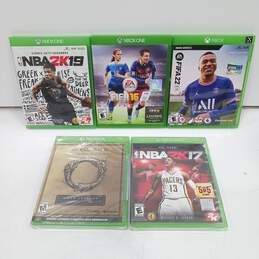 Bundle of 5 Assorted Microsoft Xbox One Video Games 2 Sealed In Original Packaging
