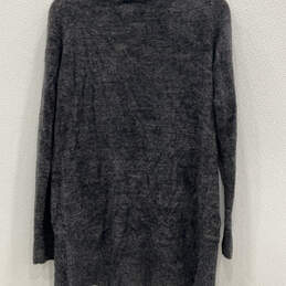 Womens Gray Long Sleeve Open Front Regular Fit Cardigan Sweater Size M alternative image