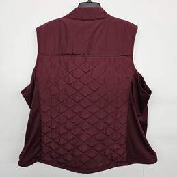 Red Jersey Quilted Vest alternative image