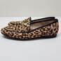 SAM EDELMAN- Tan Leopard Print Lior Calf Hair Loafers Flats Size 8 image number 3