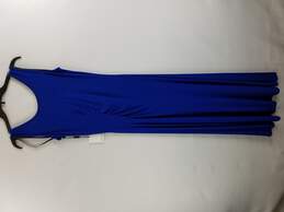 Calvin Klein Women Blue Long Dress S alternative image