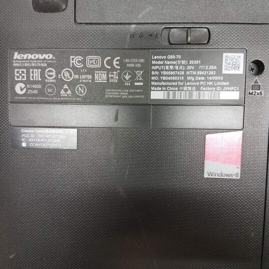 Lenovo G50-70 15in Laptop Intel i5-4210U CPU 4GB RAM NO HDD image number 7