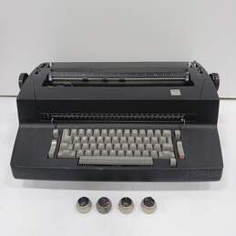 Vintage IBM Correcting Selectric II Black Electric Typewriter
