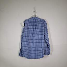 Mens Plaid Classic Fit Collared Long Sleeve Button-Up Shirt Size Large alternative image