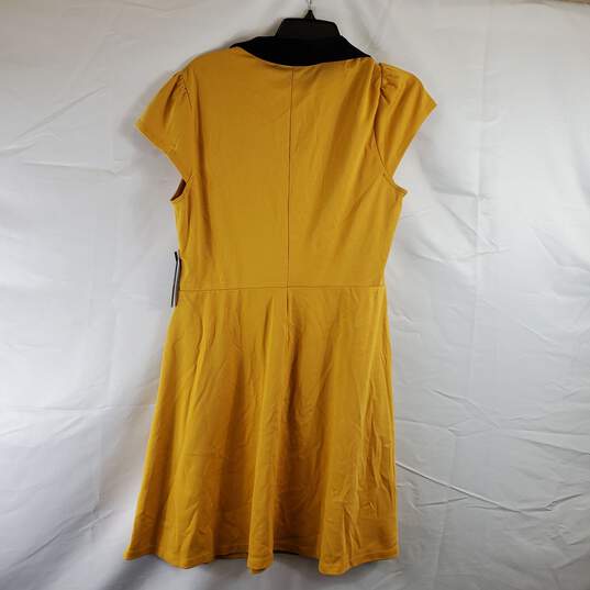 New York & Company Women Yellow Dress L NWT image number 7