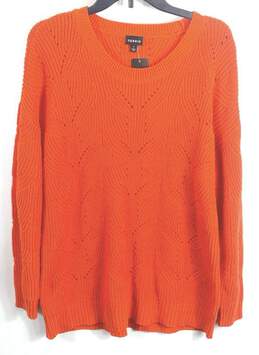 Torrid Women Orange Sweatshirt Sz 1 NWT