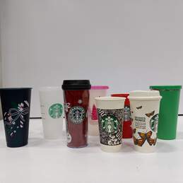 Starbucks 8 Assorted Travel Mugs