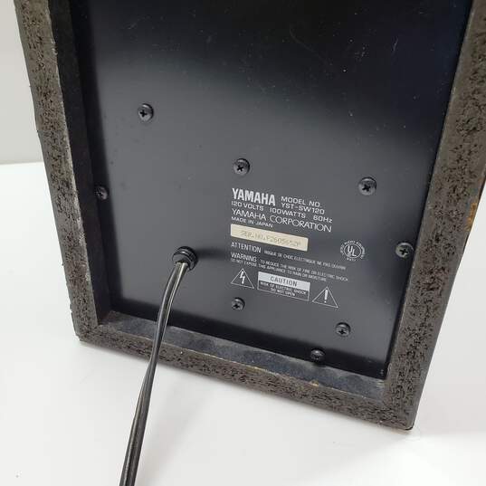 Yamaha YST-SW120 Active Powered Servo Processing Subwoofer Sub Speaker (Untested) image number 5