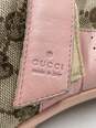 Authentic Gucci GG Pink Velcro Sneaker W 9.5B image number 7