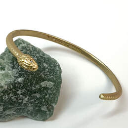 Designer Lucky Brand Gold-Tone Fashionable Snake Cuff Bracelet