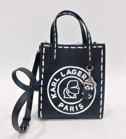 Karl Lagerfeld Black Logo Tote Bag