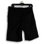 NWT Womens Black Regular Fit Flat Front Pockets Comfort Chino Shorts Sz 30 image number 2