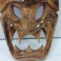 Hand Carved Wooden Decorative Face Mask Wall Decor image number 4
