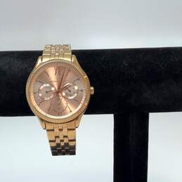 Designer Michael Kors MK-4429 Rose Gold Chronograph Bracelet Wristwatch