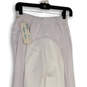 NWT Womens White Elastic Waist Pull-On Riding Ankle Pants Size M Tall image number 4