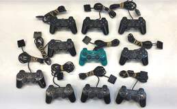 Sony PS2 controllers - lot of 10, mixed color >>FOR PARTS OR REPAIR<<