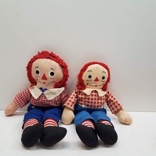 Lot of 5 Raggedy Ann Dolls image number 5