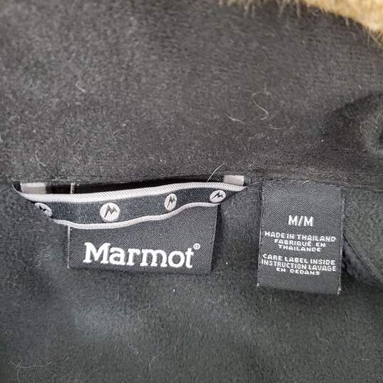 Marmot WM's 100% Nylon & Polyester Blend Faux Fur Hood Black Jacket Size MM image number 4