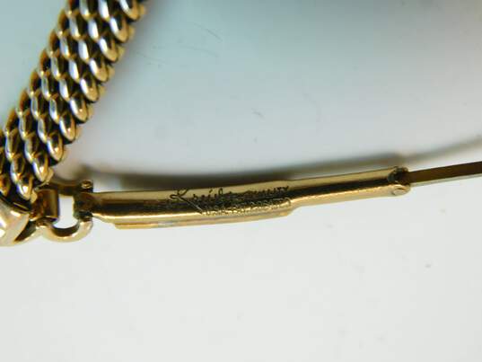 Ladies Vintage Longines 14K Gold Case Gold Filled Band 17 Jewels Watch 15.6g image number 2