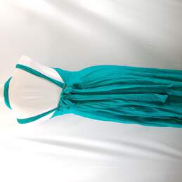 BCBGMaxazria Women Blue Dress Size 12 NWT alternative image