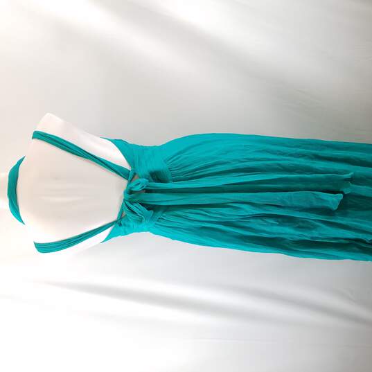 BCBGMaxazria Women Blue Dress Size 12 NWT image number 2