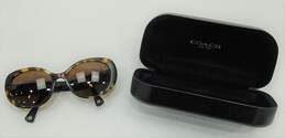 Coach HC8049 L043 Alexa 5045/13 Spotty Tortoise Prescription Sunglasses W/Case