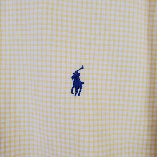 Ralph Lauren Men's Yellow Button Up SZ 16 image number 2