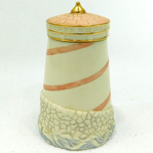 2002 Lenox Lighthouse Seaside Spice Jar Fine Ivory China Oregano image number 2
