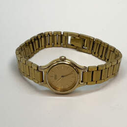 Designer Seiko Gold-Tone Chain Strap Round Dial Analog Wristwatch alternative image