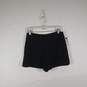Womens Regular Fit Pleated Front Back Zip Chino Shorts Size 3 image number 1