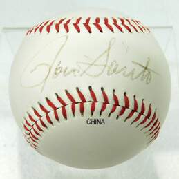 HOF Ron Santo Autographed Baseball Chicago Cubs