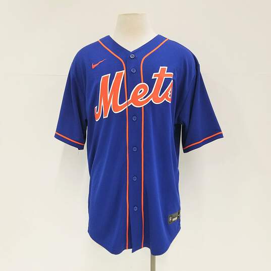 Nike Men's Verlander #35 New York Mets Blue Jersey Sz. XL image number 2