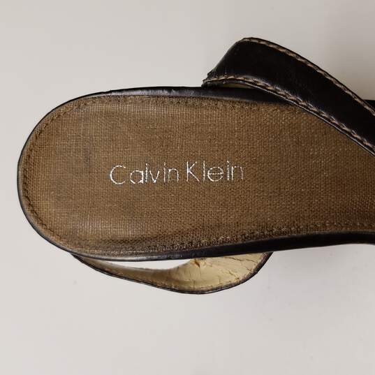 Calvin Klein Cathrine Brown Women Heels Size 7.5M image number 4