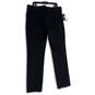 NWT Mens Black Flat Front Classic Fit Straight Leg Chino Pants Size 40TX36 image number 2