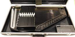 Oscar Schmidt Brand 15-Chord Black Autoharp w/ Hard Case